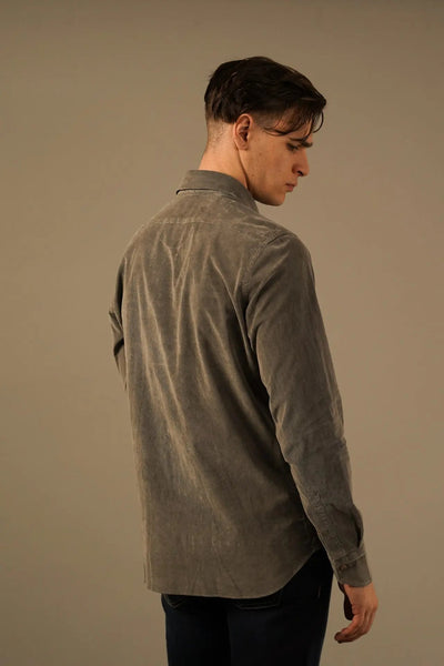 Tintoria Mattei Skjorte i Babyfløjl Tintoria Mattei 954