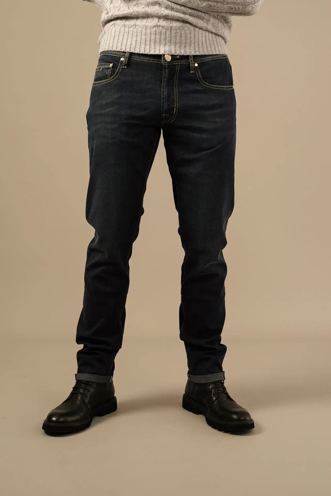 Tramarossa Michelangelo Jeans med Eksklusiv Velourfornemmelse Tramarossa