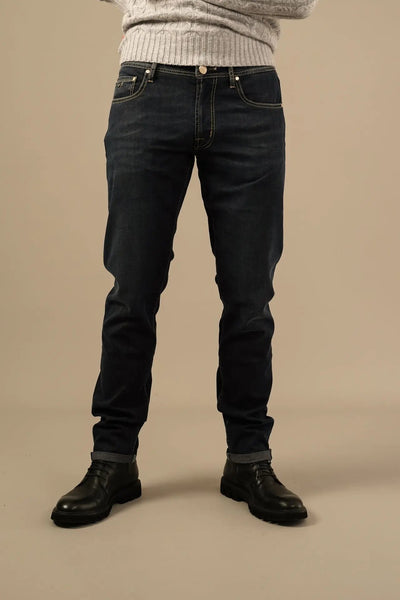 Tramarossa Michelangelo Jeans med Eksklusiv Velourfornemmelse Tramarossa