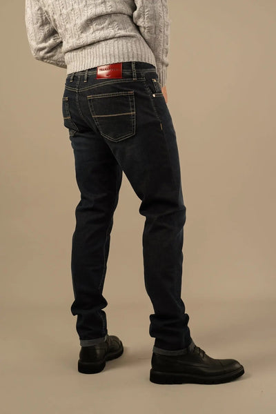 Tramarossa Michelangelo Jeans med Eksklusiv Velourfornemmelse Tramarossa