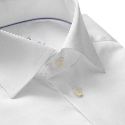 Eton skjorte i hvid farve - slimfit
