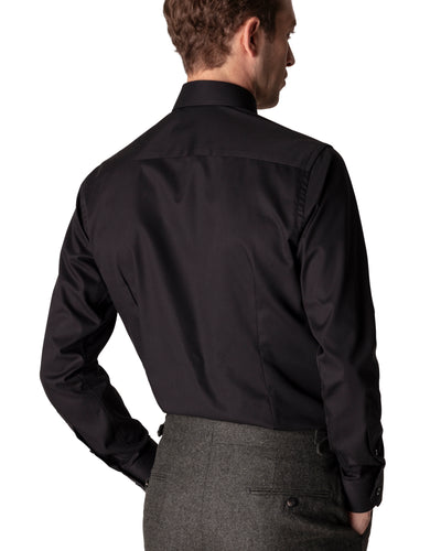Eton skjorte i sort - Slimfit