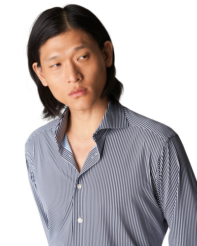 Eton stribet skjorte 4 way stretch - contemporary