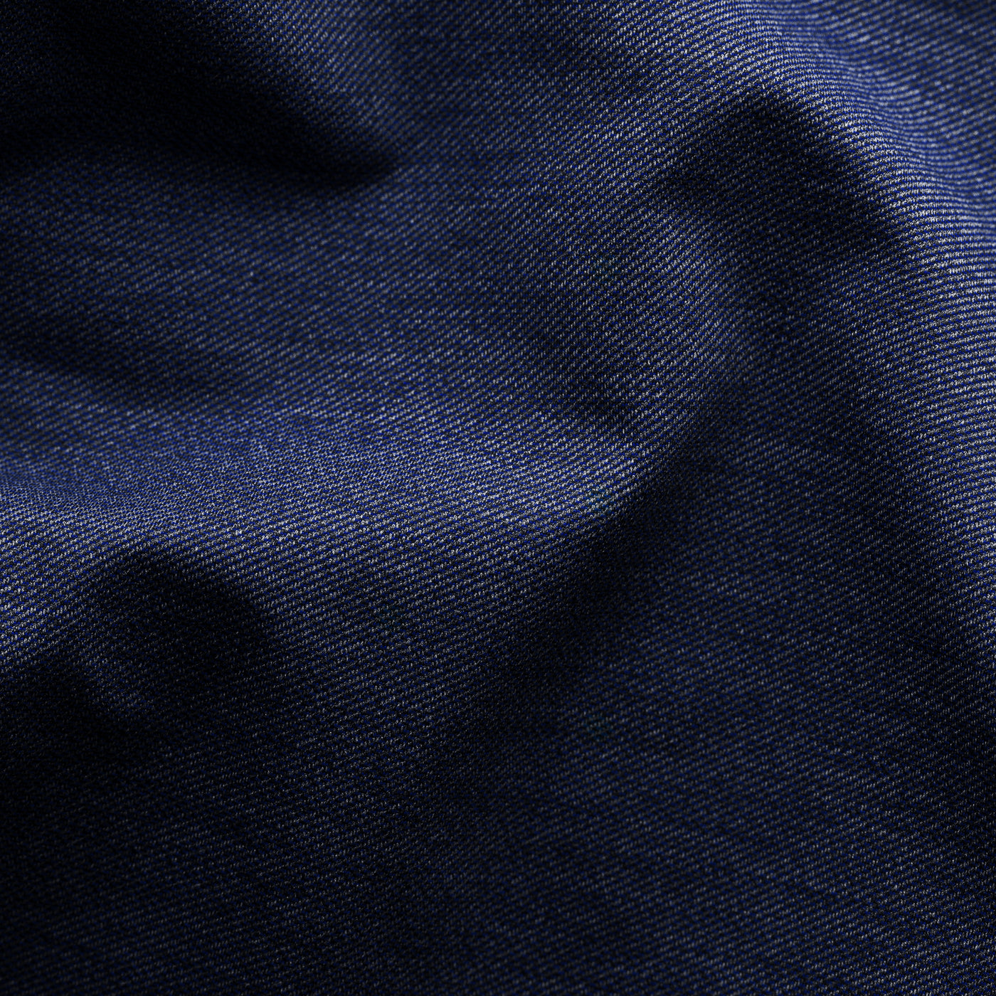 Eton skjorte i blå med hvide knapper - slimfit