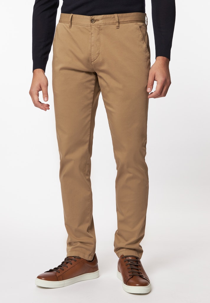 Roy Robson washed camel chinos